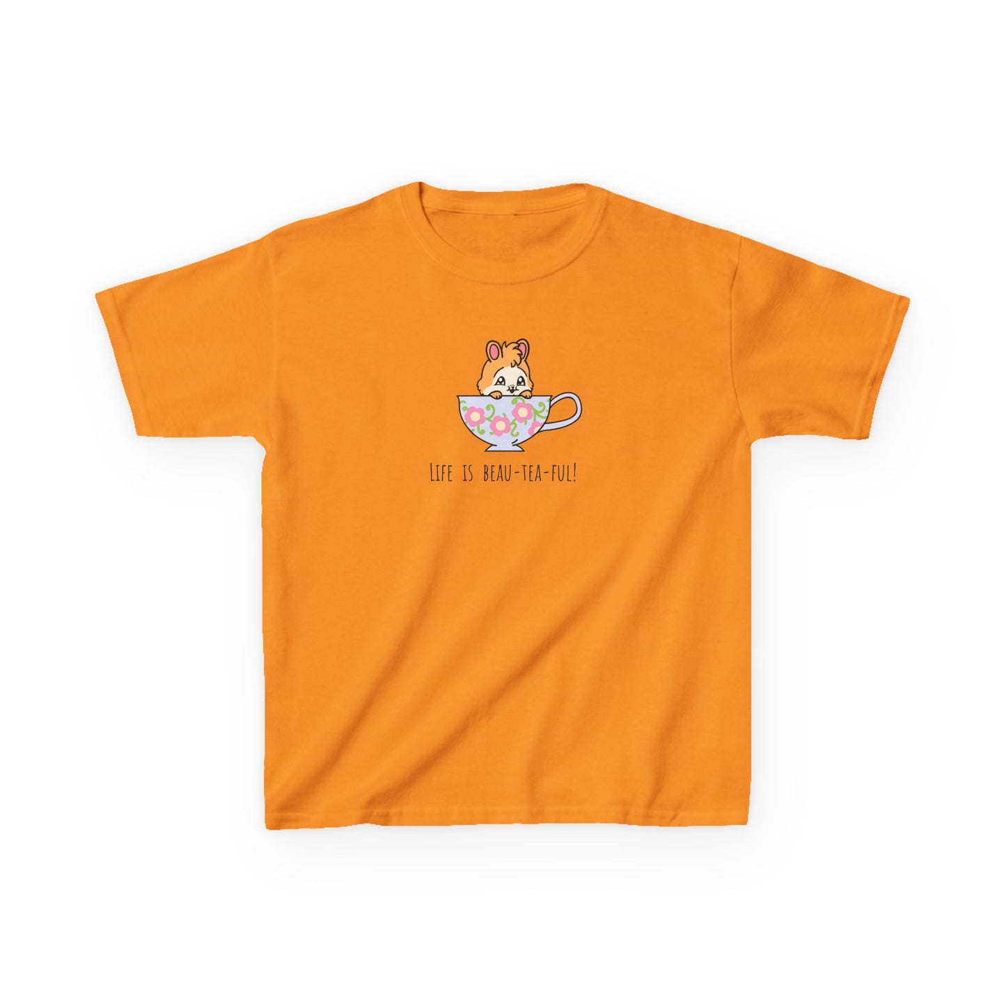 Life is Beau-Tea-Ful Kids Heavy Cotton™ Tee