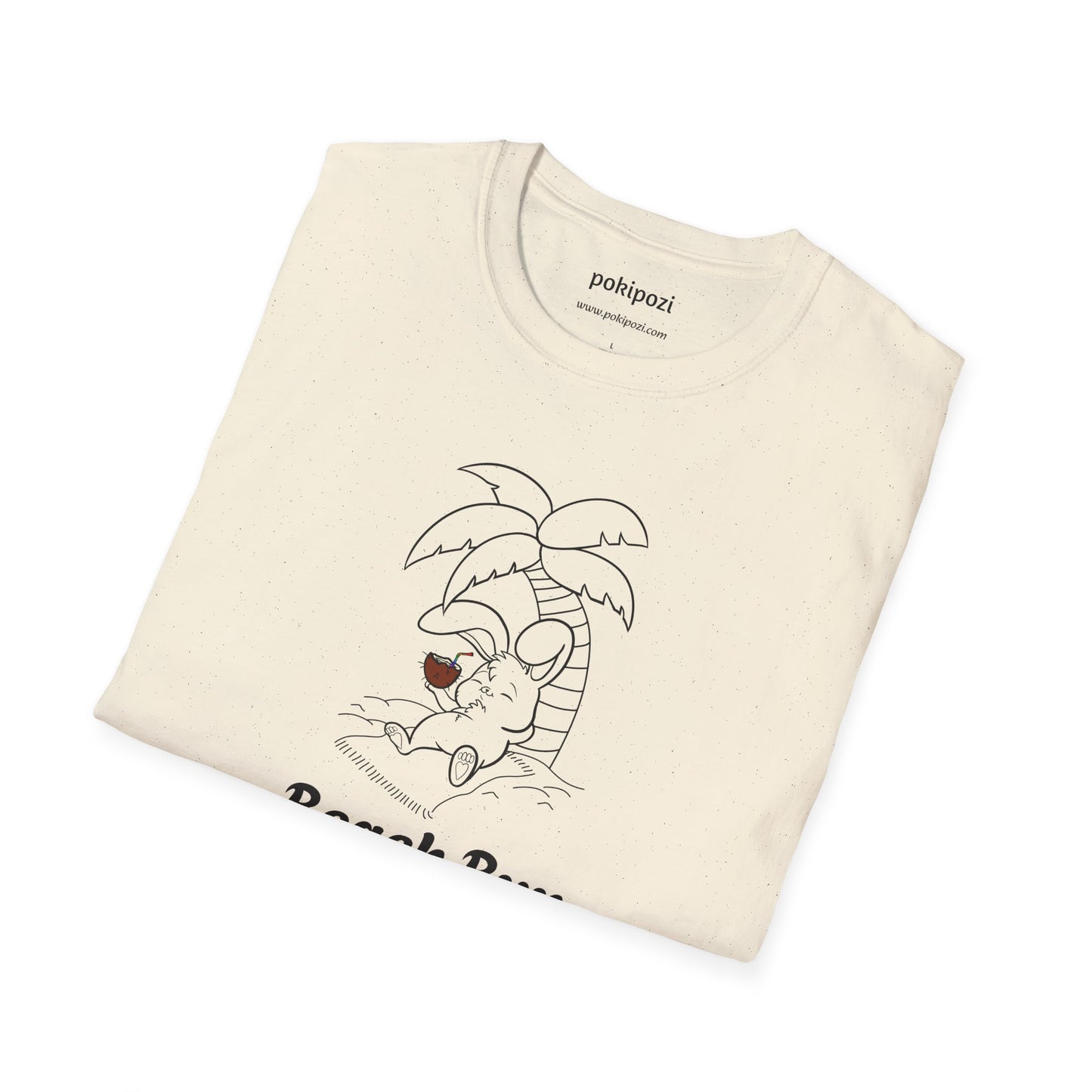 Beach Bun Lineart Unisex Softstyle T-Shirt