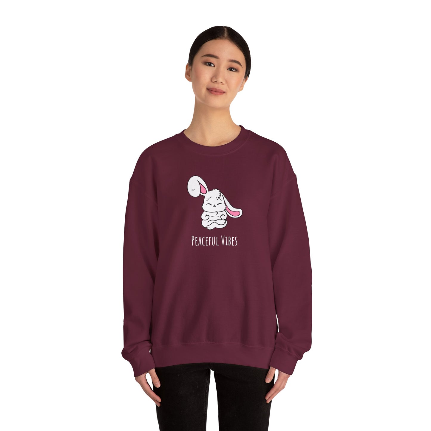 Peaceful Vibes Heavy Blend™ Crewneck Sweatshirt