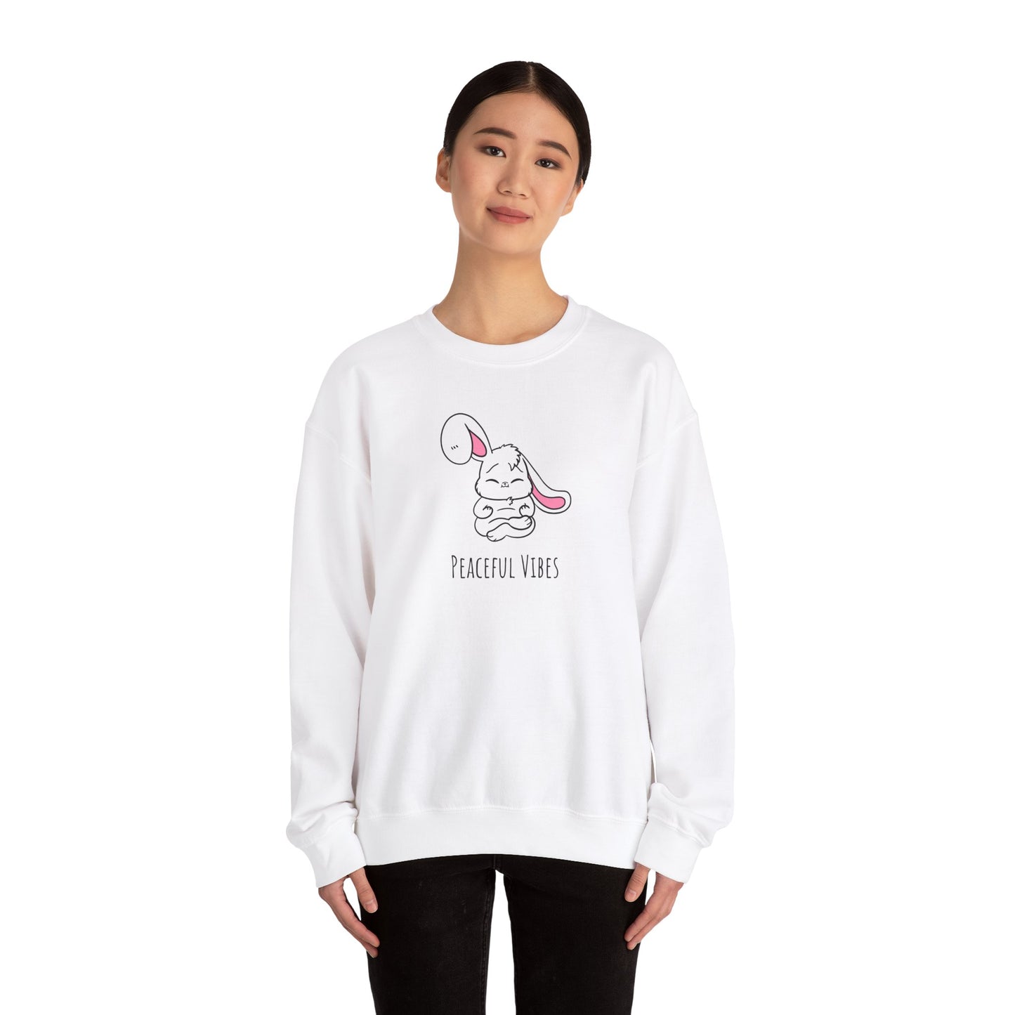 Peaceful Vibes Heavy Blend™ Crewneck Sweatshirt