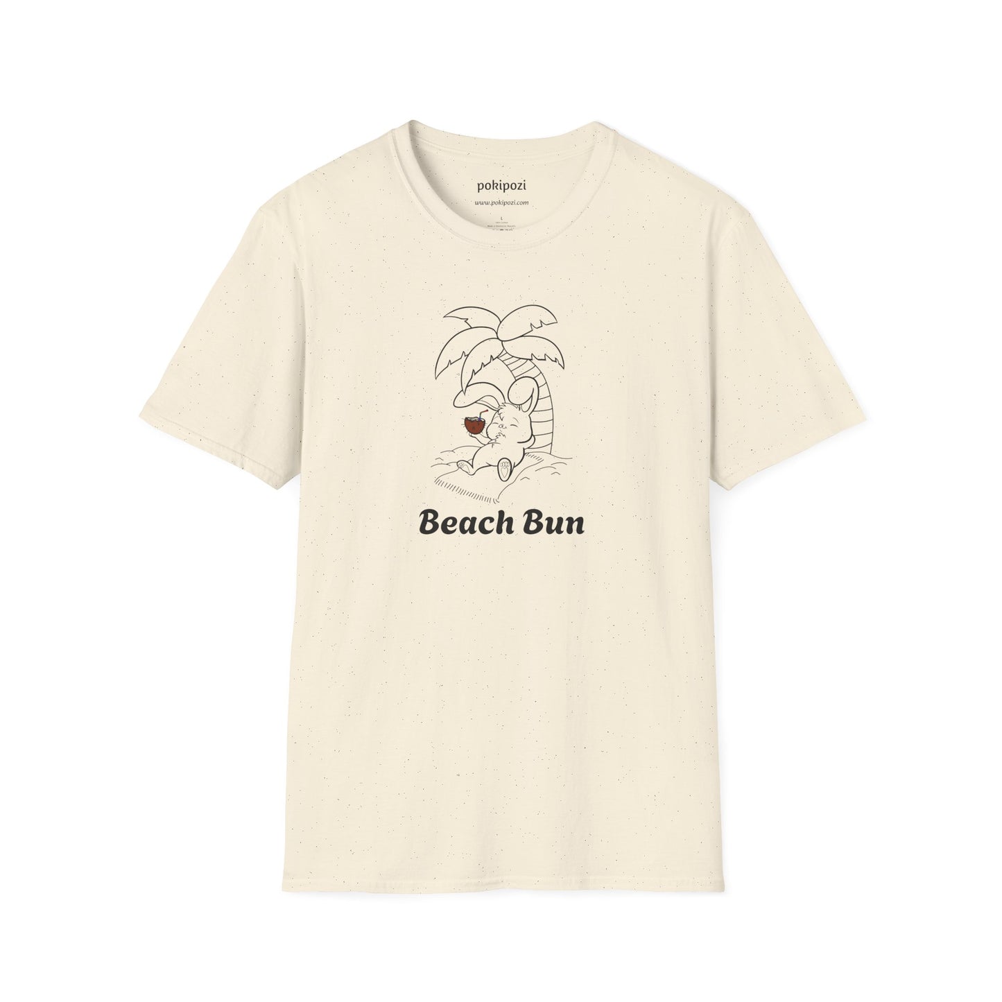 Beach Bun Lineart Unisex Softstyle T-Shirt