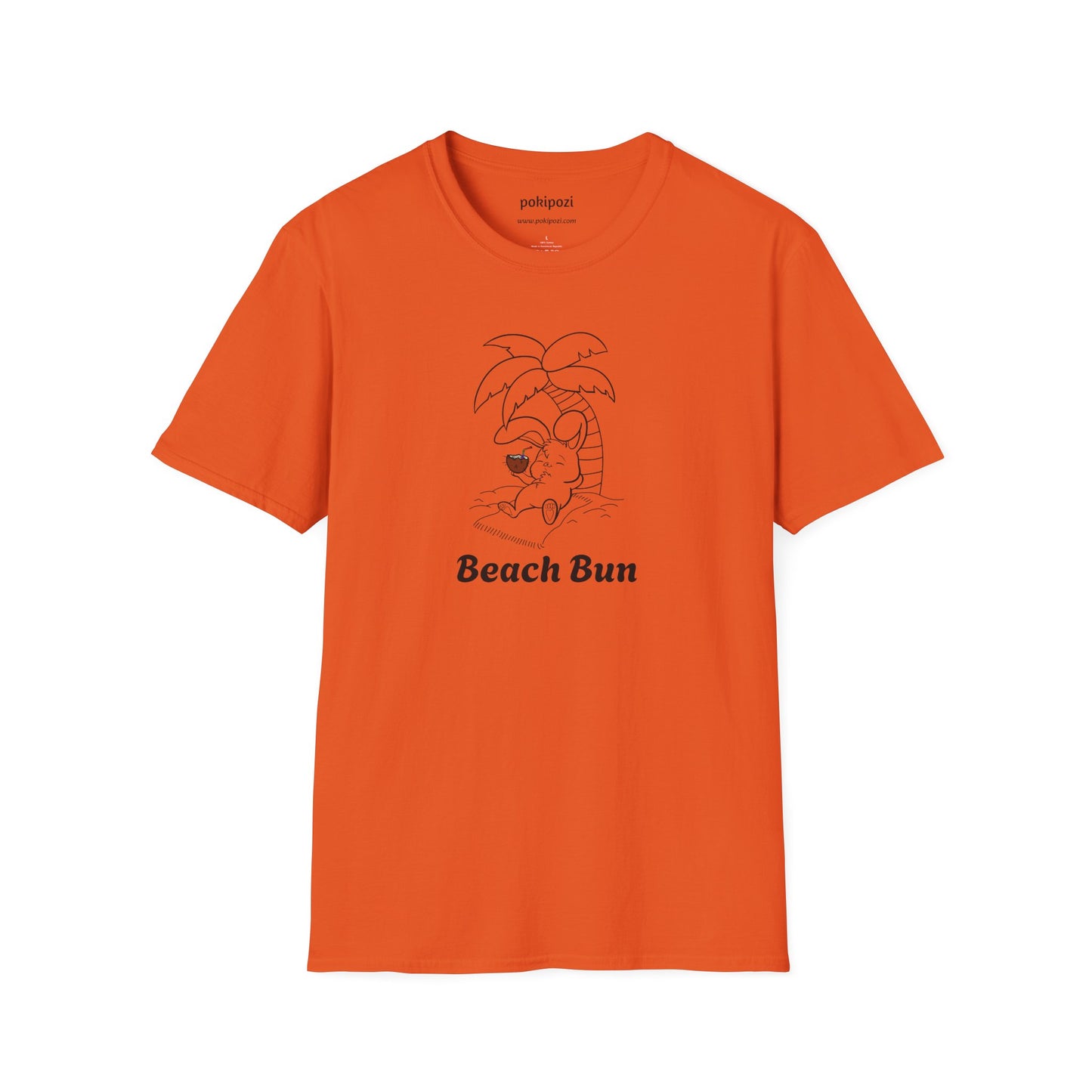 Beach Bun Lineart Unisex Softstyle T-Shirt