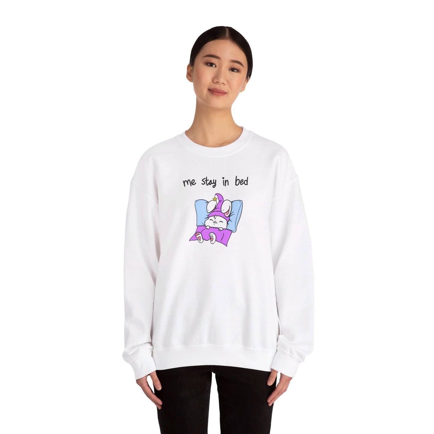 Me Stay In Bed Unisex Heavy Blend™ Crewneck Sweatshirt