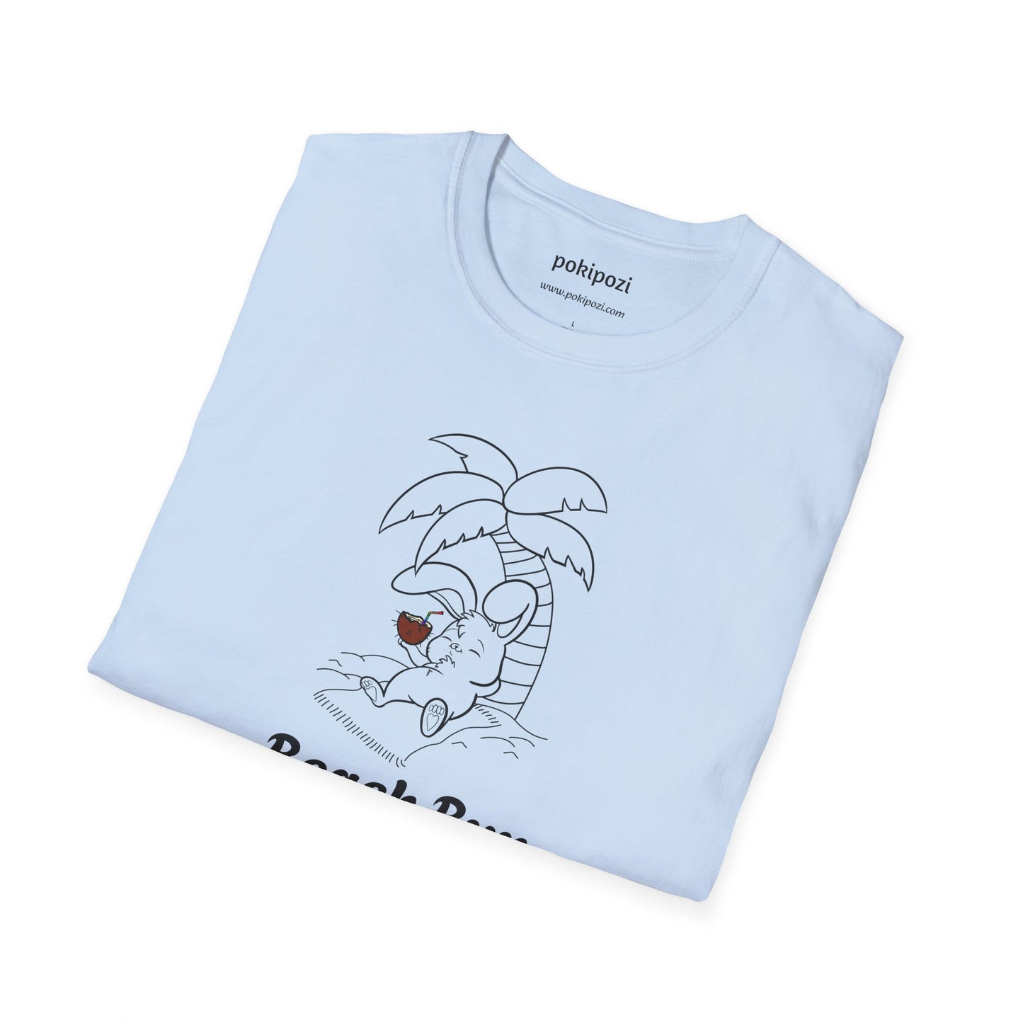 Beach Bun Lineart Unisex Softstyle T-Shirt