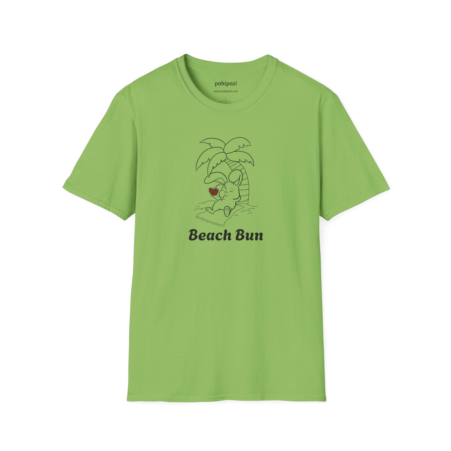 Beach Bun Lineart Unisex Softstyle T-Shirt