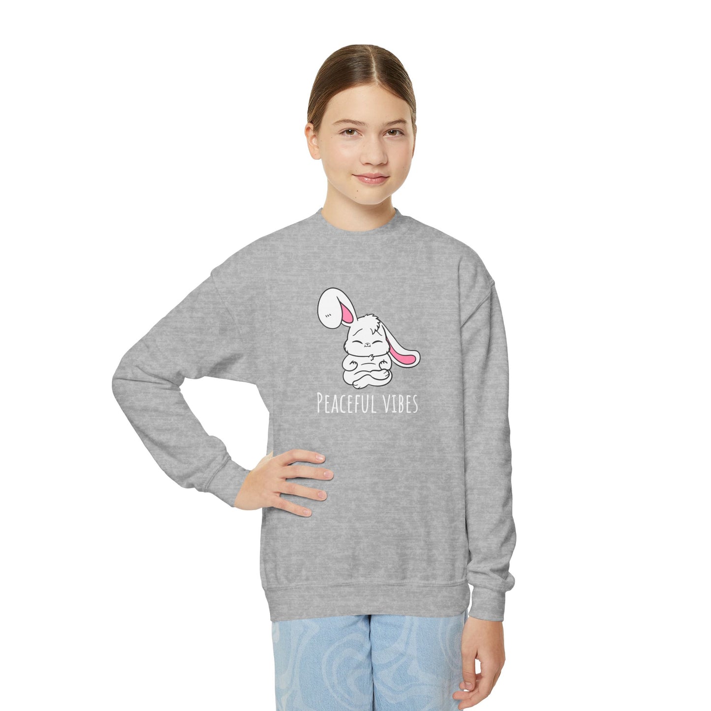 Peaceful Vibes Youth Crewneck Sweatshirt