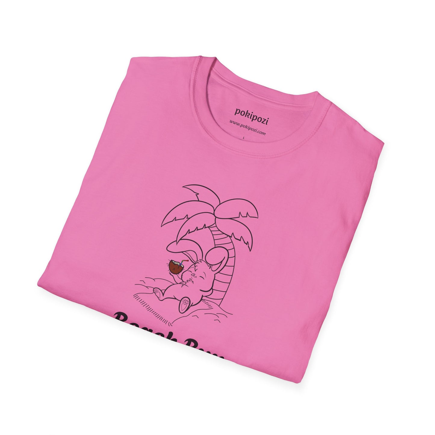 Beach Bun Lineart Unisex Softstyle T-Shirt