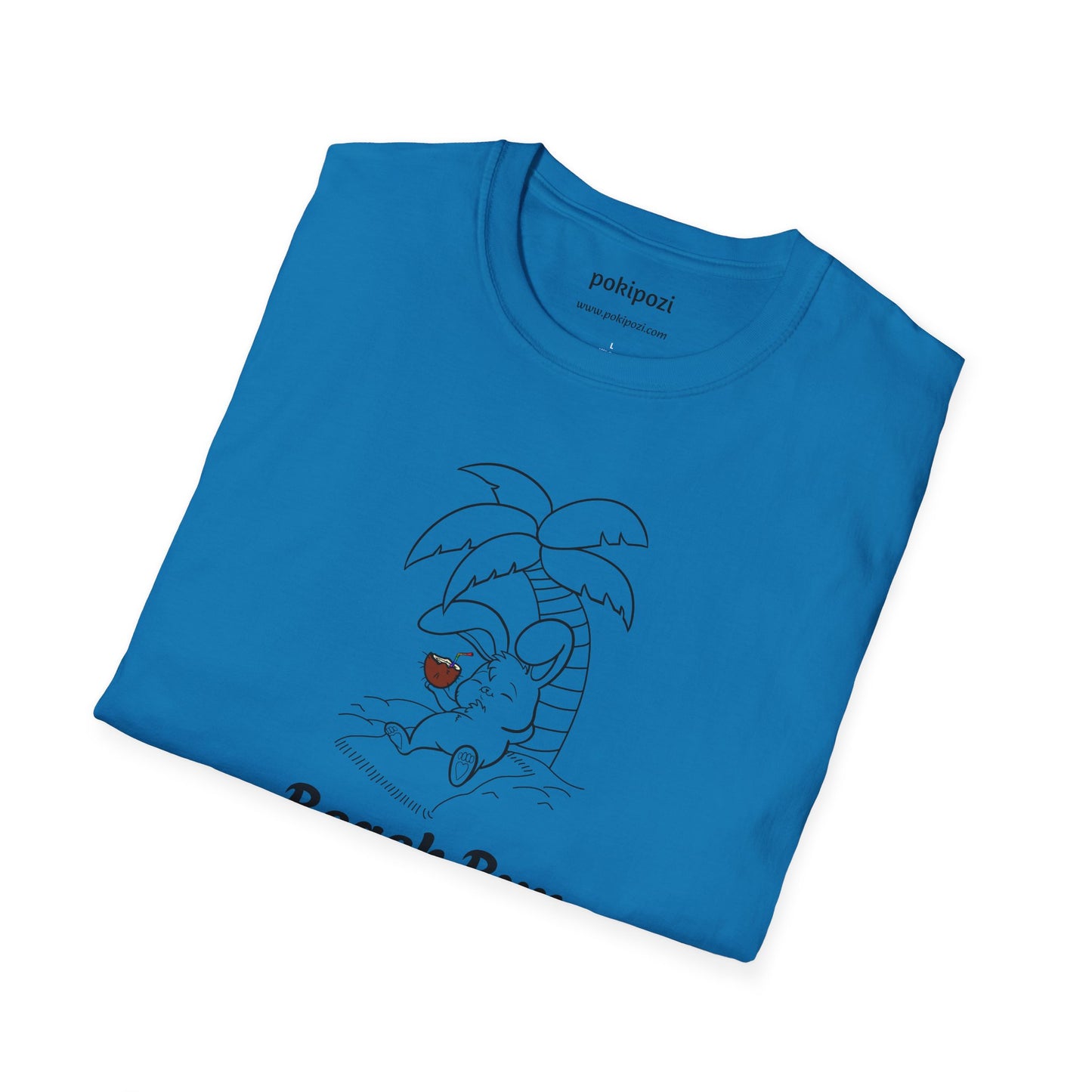 Beach Bun Lineart Unisex Softstyle T-Shirt