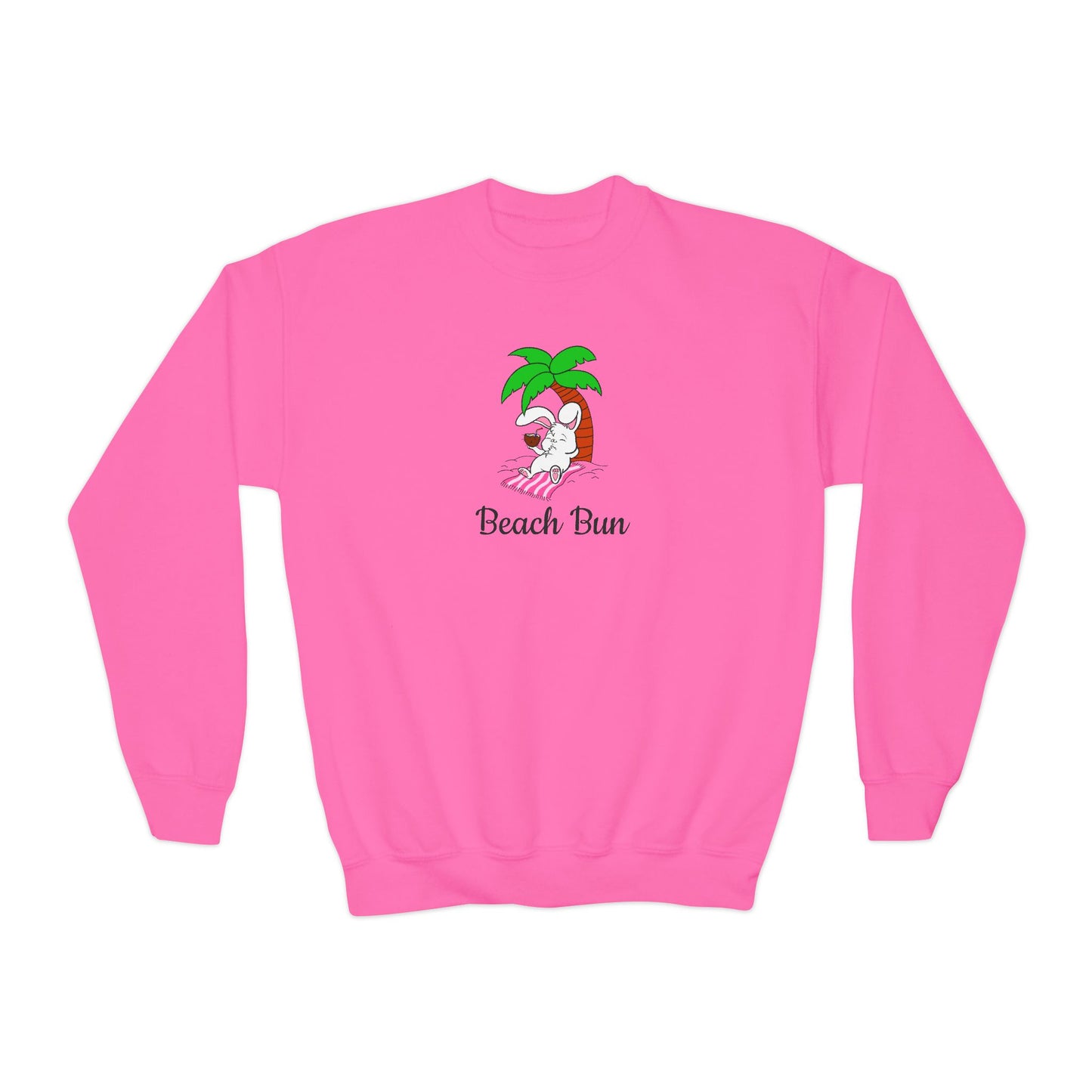 Beach Bun Youth Crewneck Sweatshirt