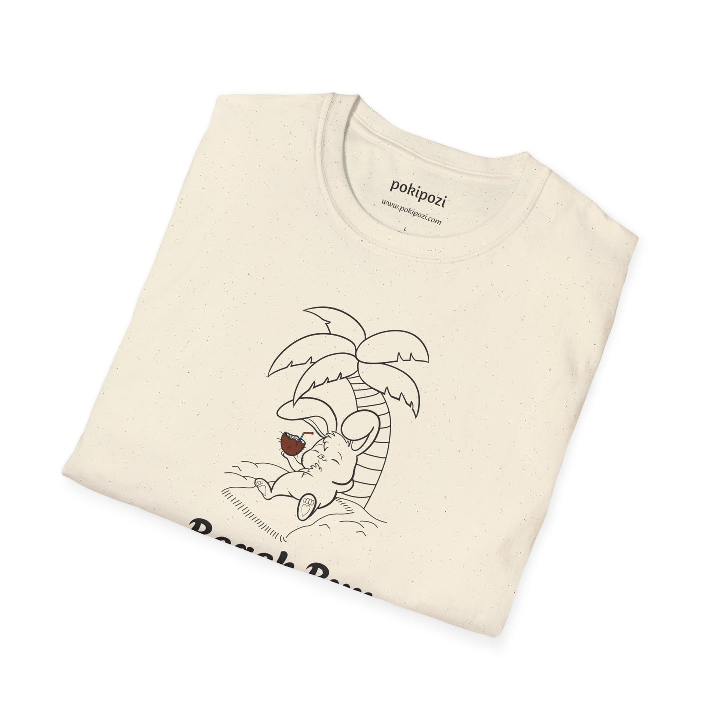 Beach Bun Lineart Unisex Softstyle T-Shirt