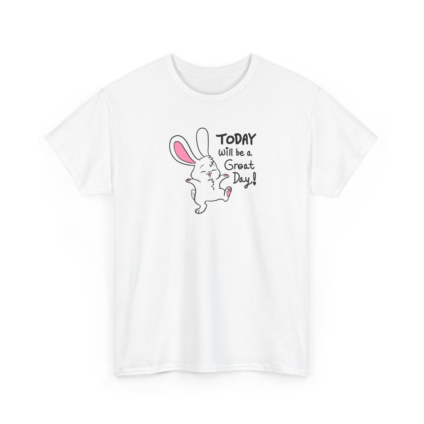 Today Will Be a Great Day Unisex Heavy Cotton Tee