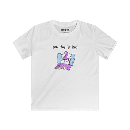 Kids' Me Stay In Bed Softstyle Tee