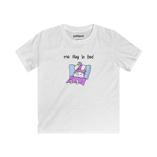 Kids' Me Stay In Bed Softstyle Tee