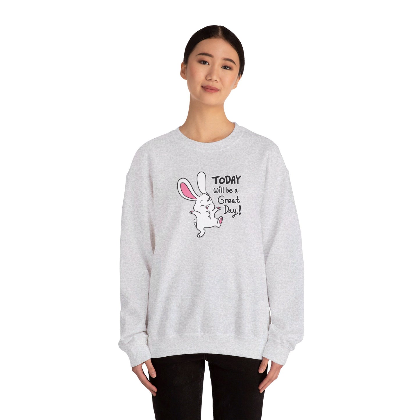 Today Will Be a Great Day Unisex Heavy Blend™ Crewneck Sweatshirt