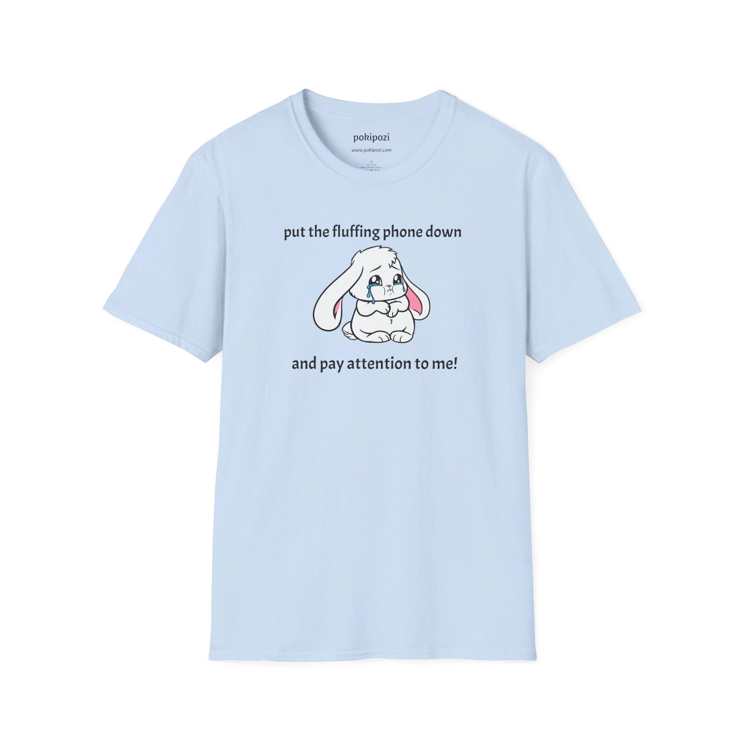 Put the Fluffing Phone Down Unisex Softstyle T-Shirt