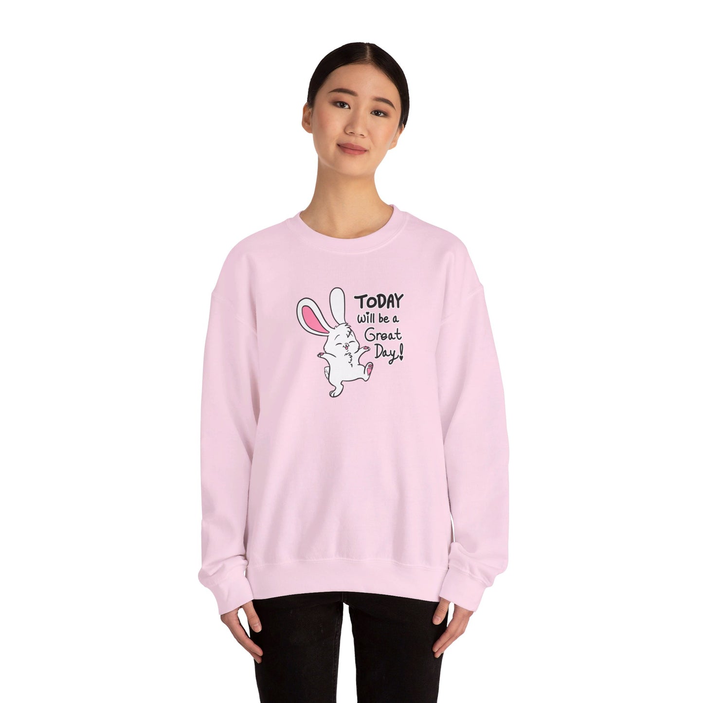 Today Will Be a Great Day Unisex Heavy Blend™ Crewneck Sweatshirt