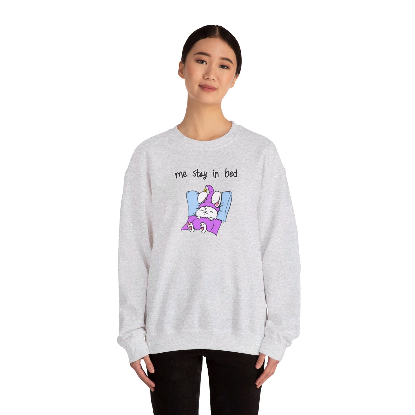 Me Stay In Bed Unisex Heavy Blend™ Crewneck Sweatshirt