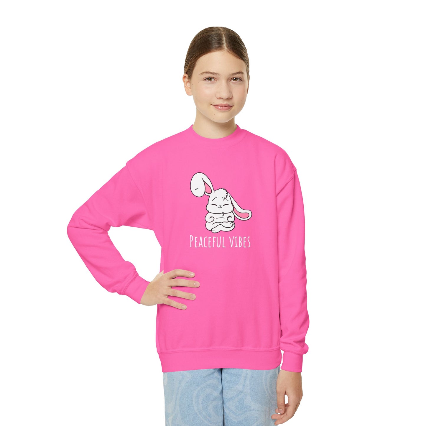 Peaceful Vibes Youth Crewneck Sweatshirt