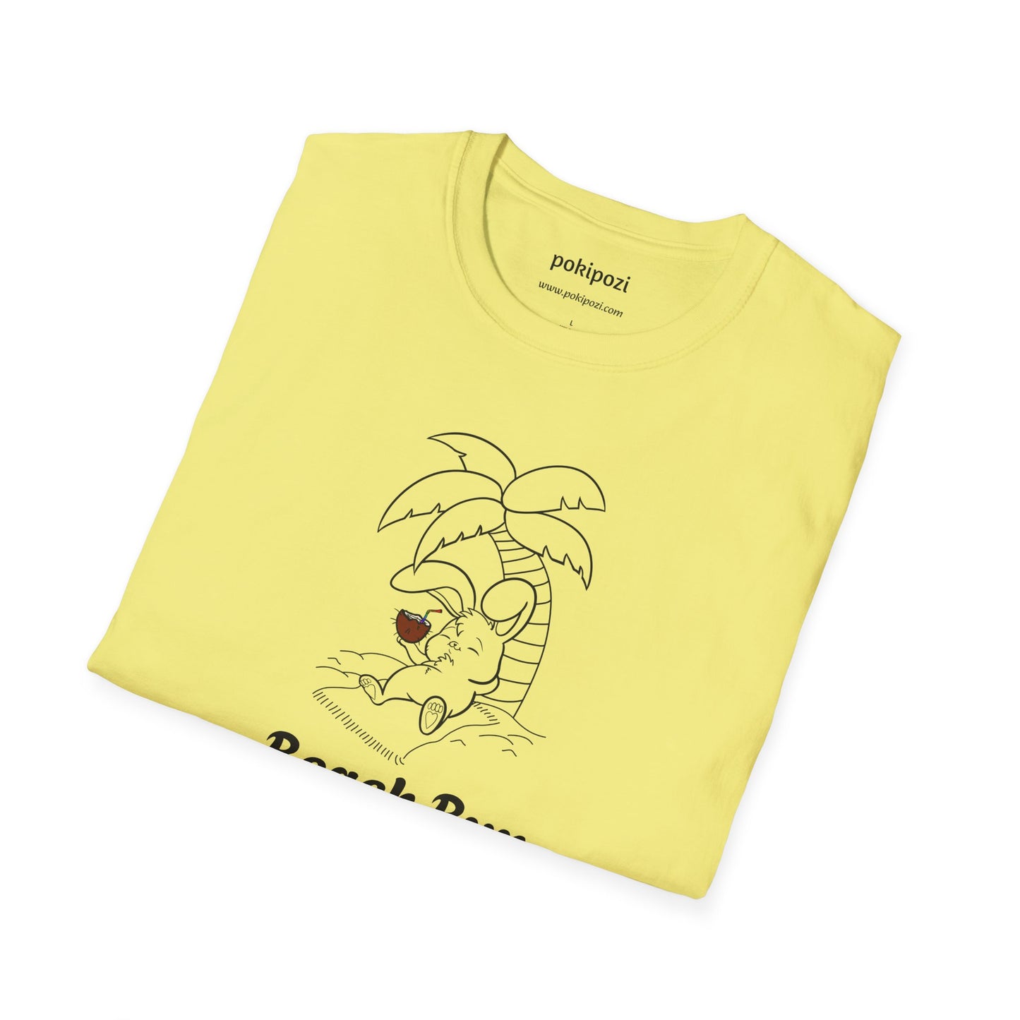 Beach Bun Lineart Unisex Softstyle T-Shirt