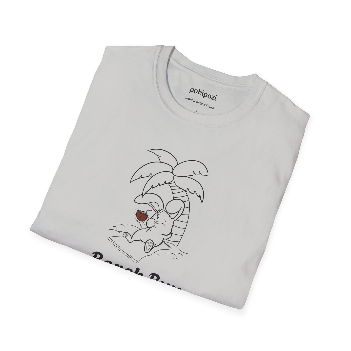 Beach Bun Lineart Unisex Softstyle T-Shirt