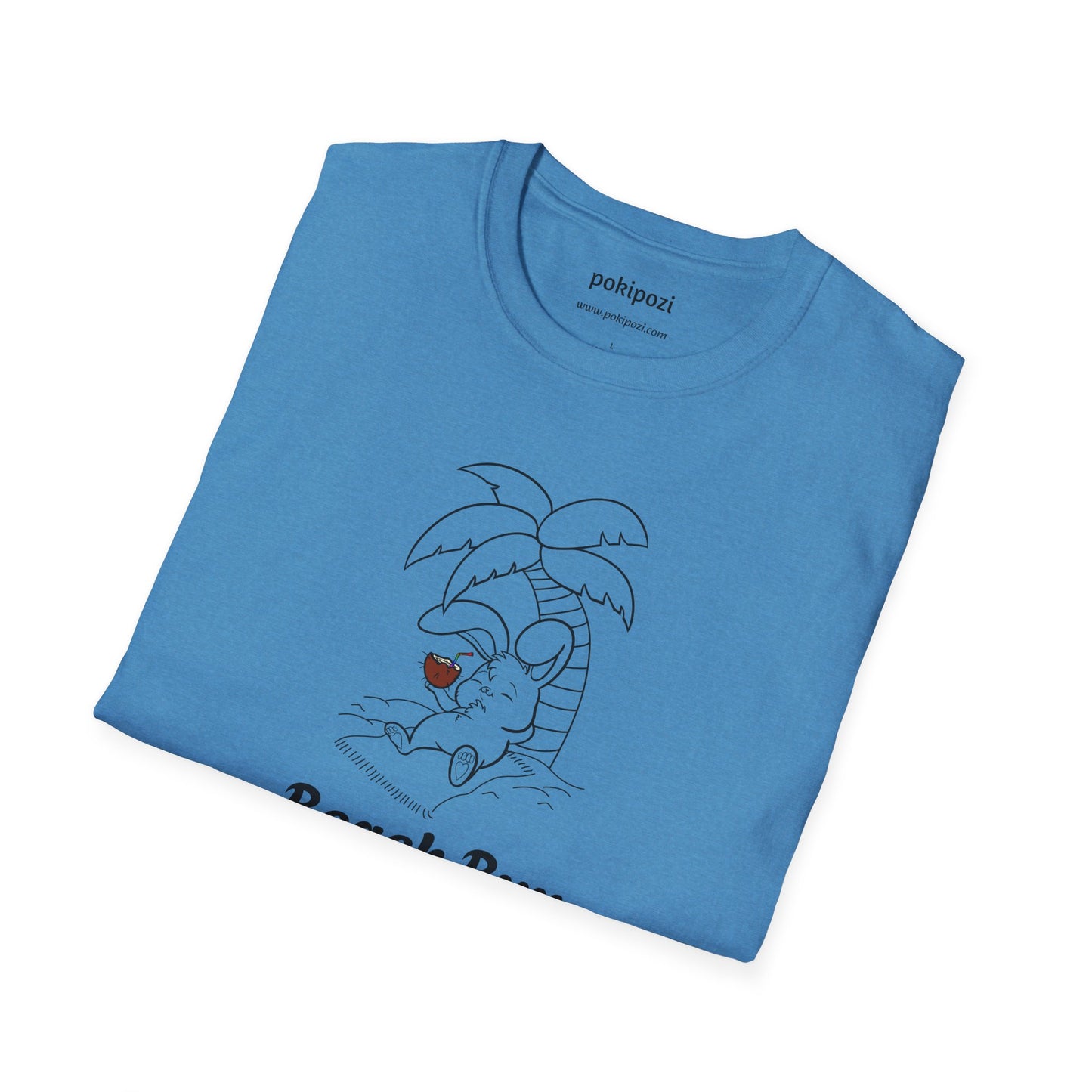 Beach Bun Lineart Unisex Softstyle T-Shirt