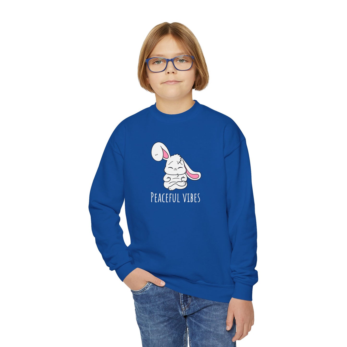 Peaceful Vibes Youth Crewneck Sweatshirt