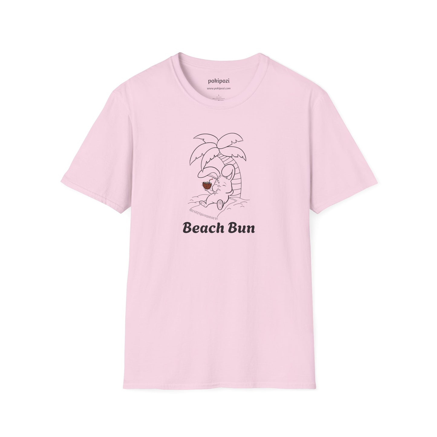 Beach Bun Lineart Unisex Softstyle T-Shirt